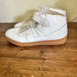 MEN'S FILA VULC 13 WHITE METALLIC SILVER GUM FM19 Size 11 Men’s